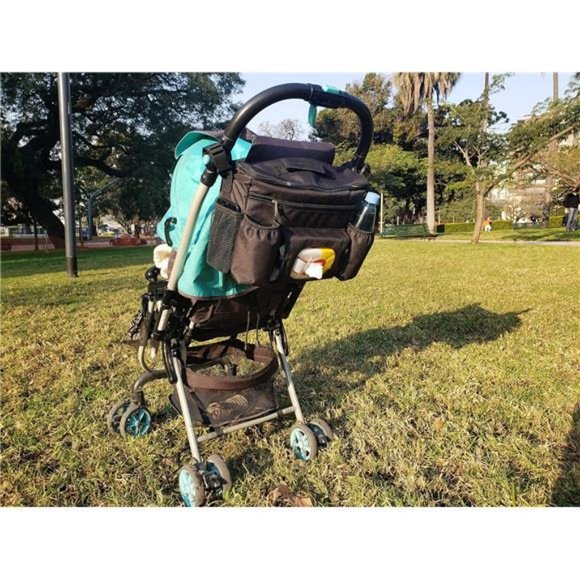 Universal Stroller Organizer, Baby Accessories Large Caddy, with Tissues - Picture 3 of 6